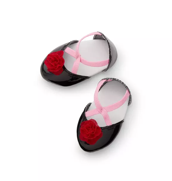 American Girl® x Janie And Jack Holiday Rose Ballet Flats For Dolls