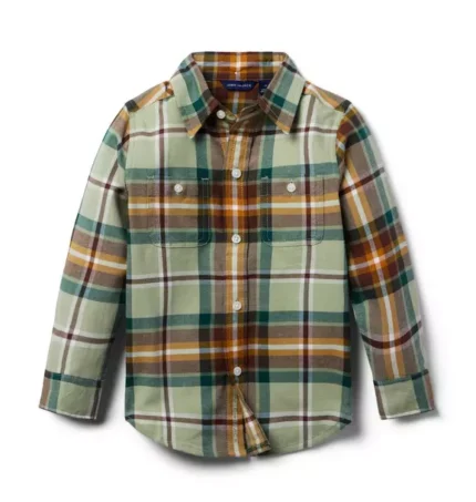 Plaid Brushed Twill Shirt