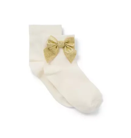 Sparkle Bow Sock